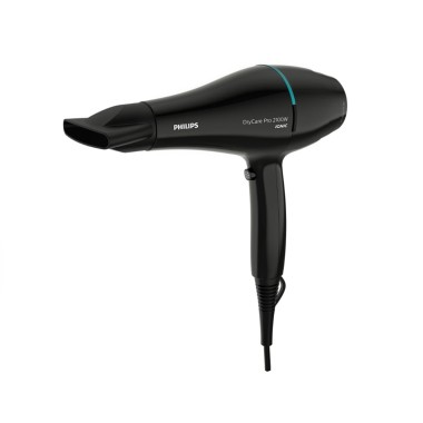 Фен, Philips, DryCare Pro BHD272/00, Мощность 2100 Вт, Тип мотора AC, Количество скоростей воздушного потока 2, Количество температурных режимов 4, Цвет черный/голубой