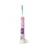 Электрическая зубная щетка, Philips, Sonicare for kids HX6352/42, Встроенный Bluetooth, Совместимость с ОС iOS , 2 чистящие насадки, 2 режима, Обучающее приложение, Цвет розовый