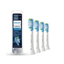 Стандартные насадки для звуковой зубной щетки, Philips, Sonicare Premium Plaque Defense HX9044/17, 4шт, Насадки, Удаление налета, Съемные насадки, Цвет белый