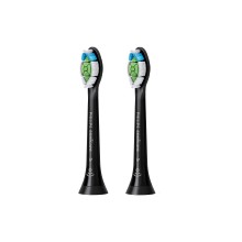 Стандартные насадки для звуковой зубной щетки, Philips, Sonicare Optimal White HX6062/13, 2шт, Жесткость щетинок средняя, Индикаторные щетинки, Синие индикаторные щетинки выцветают, Размер стандартный, Система чистящих насадок сменные, Функция подключения