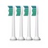 Стандартные насадки для звуковой зубной щетки, Philips, Sonicare ProResults HX6014/07, 4шт, Жесткость щетинок средняя, Материал пластик, Индикаторные щетинки, Цвет белый