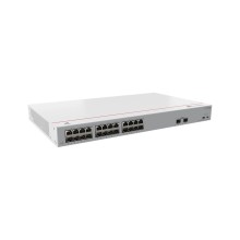 Коммутатор, Huawei, S110-24LP2SR, 24 порта 10/100/1000M RJ-45, 2 порта SFP, 124 W PoE+, кол-во записей мак-адресов 8000, Питание от сети переменного тока